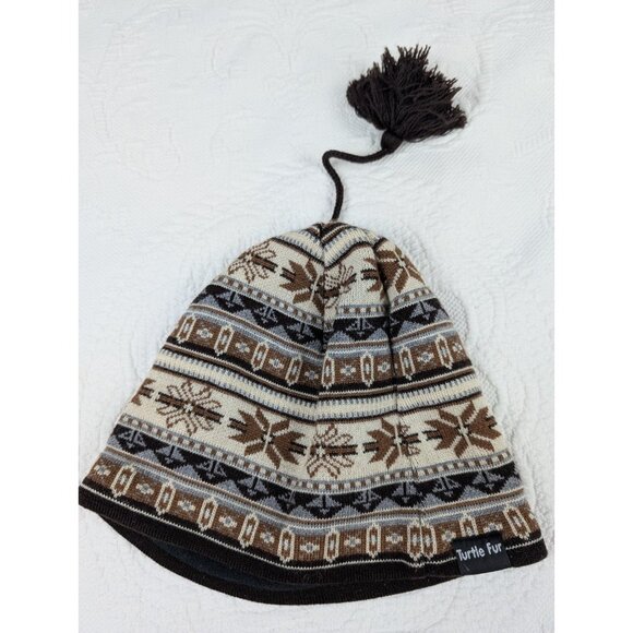 Turtle Fur Hat Kids Winter Merino Wool Nordin Style Tassel Cap  Made in Canada - Picture 8 of 8